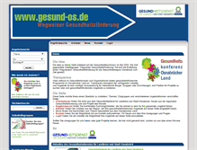 Tablet Screenshot of gesund-os.de